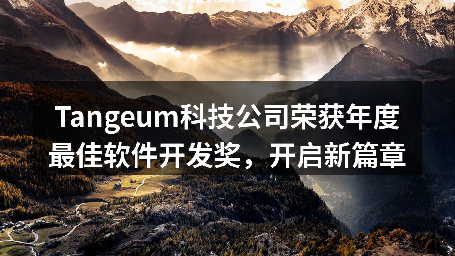 Tangeum科技公司荣誉盛典现场
