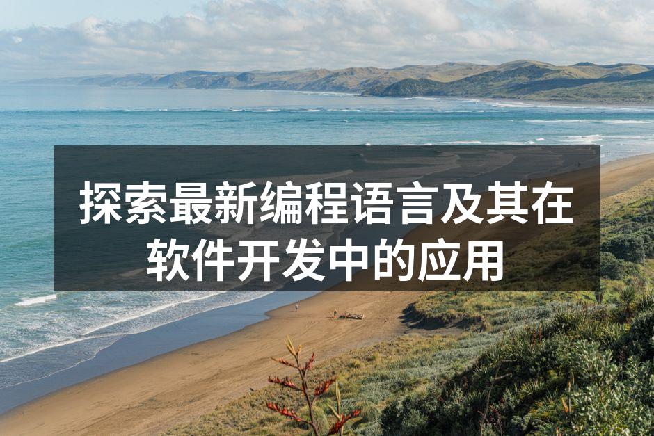 探索最新编程语言及其在软件开发中的应用